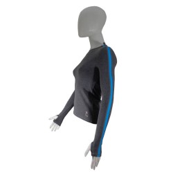 Thuono B-melange shirt met lange mouwen Baia